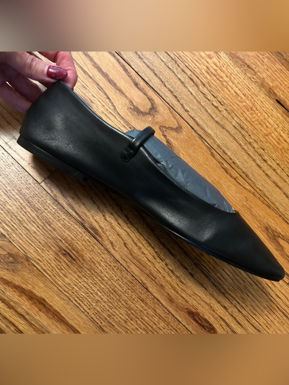 Zara leather ballet flats - Picture 7 of 16